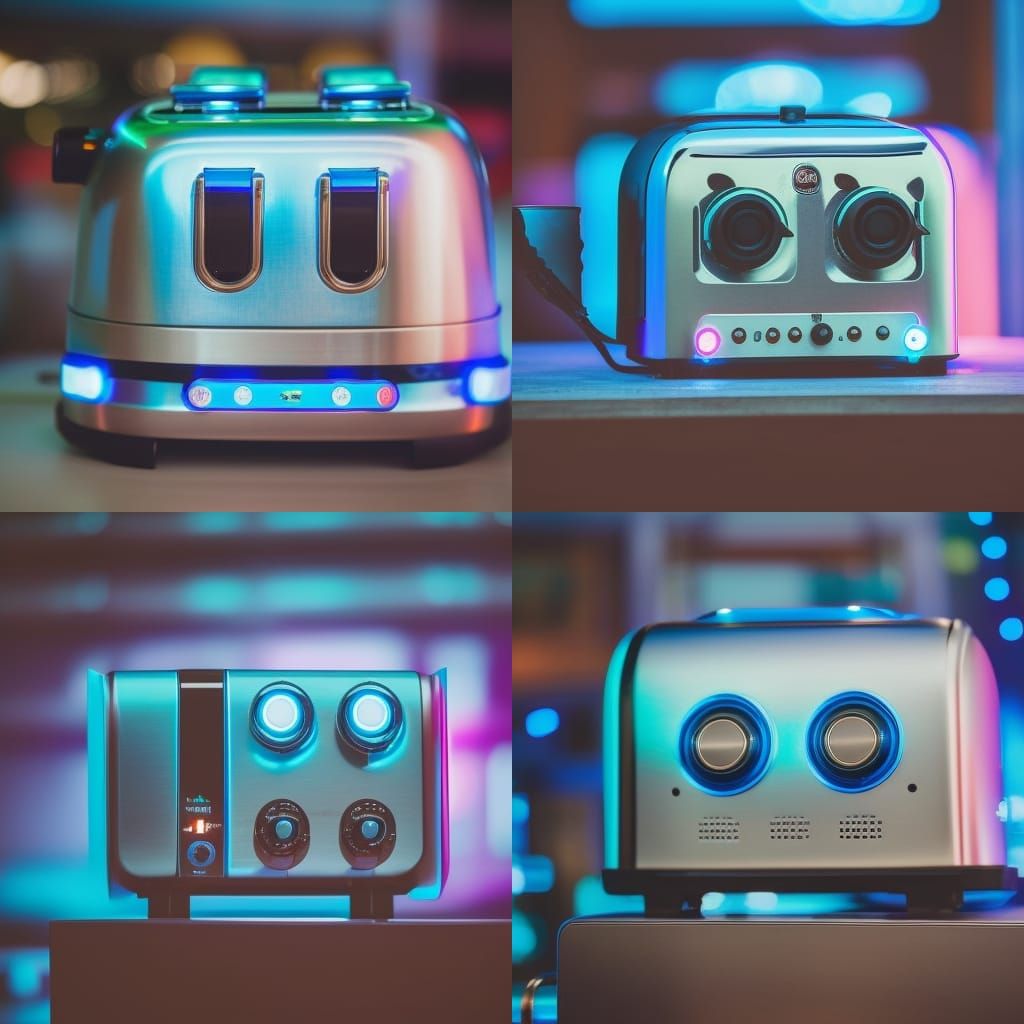 Talking toasters AI Generated Artwork NightCafe Creator