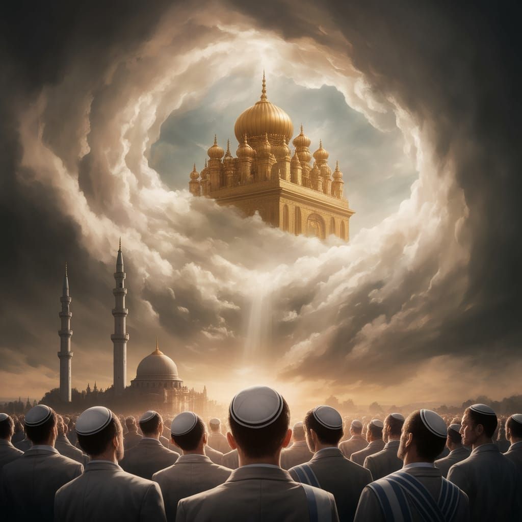 Golden Temple Descends in Heavenly Glory