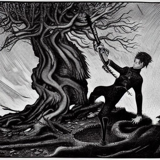 He took his vorpal sword in hand:
Long time the manxome foe ...