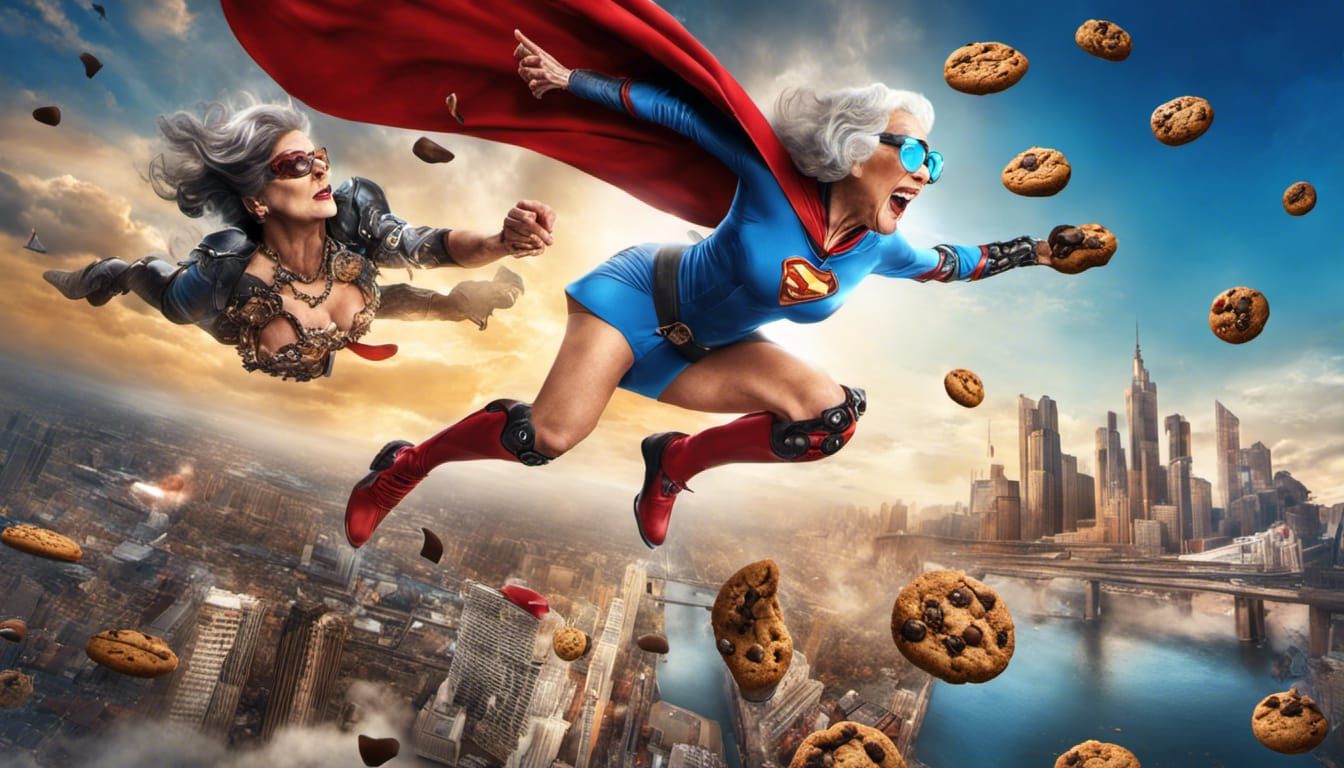Super Nana, Fighting the Cyborg Menace With Her Deadly Choco...
