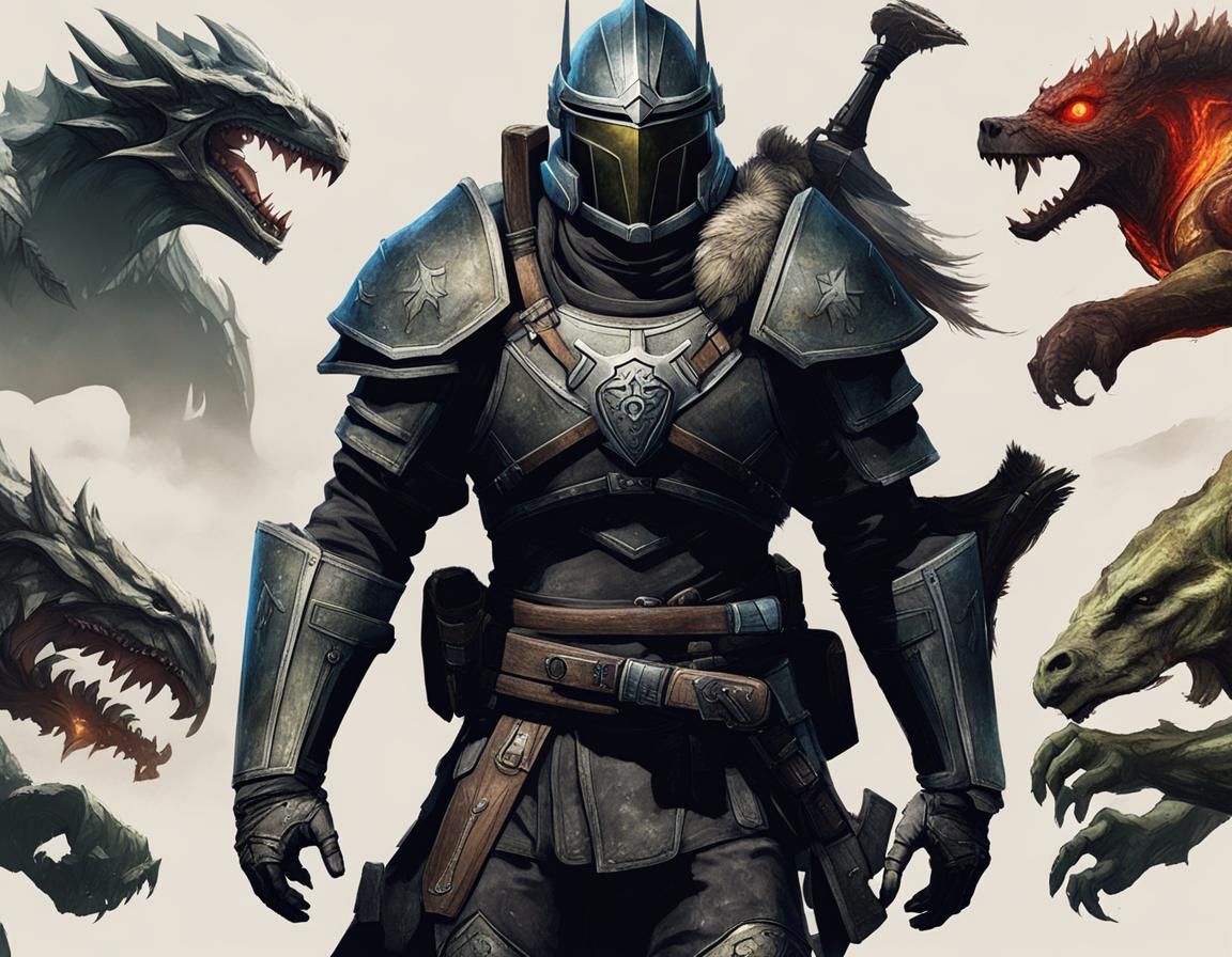 on a quest to kill the four beasts