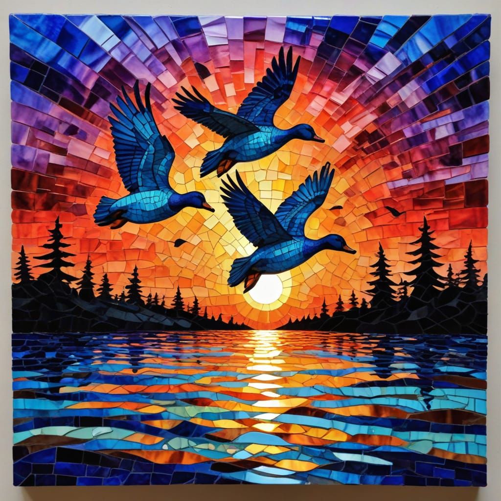 Duck Mosaic 3