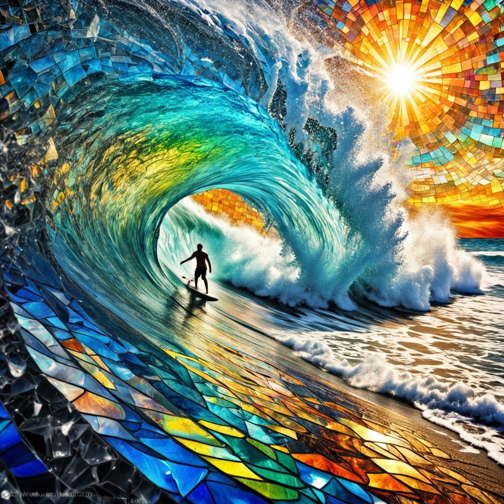 The perfect wave  by @TravellerUK