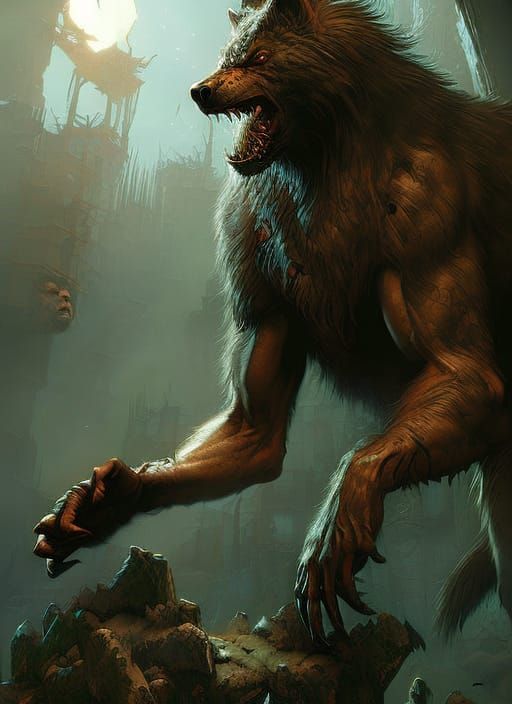 Werewolf #1 - AI Generated Artwork - NightCafe Creator