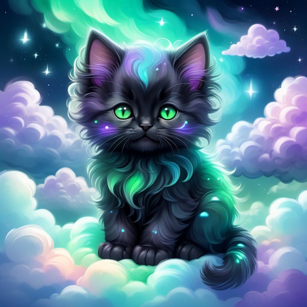 Kitteh 🖤 - AI Generated Artwork - NightCafe Creator