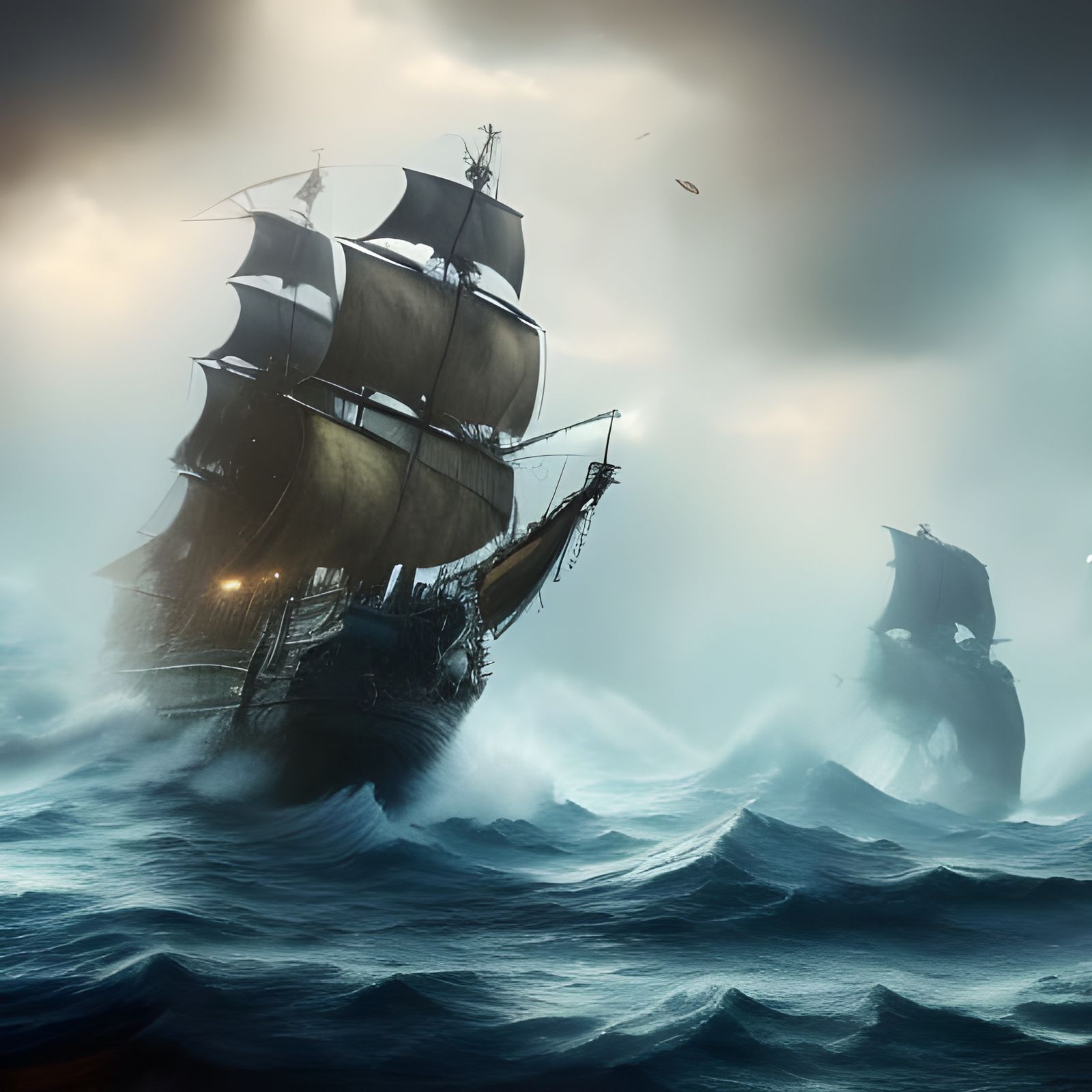 ...There are no ships that can escape past us....  by @Kleo Ginger