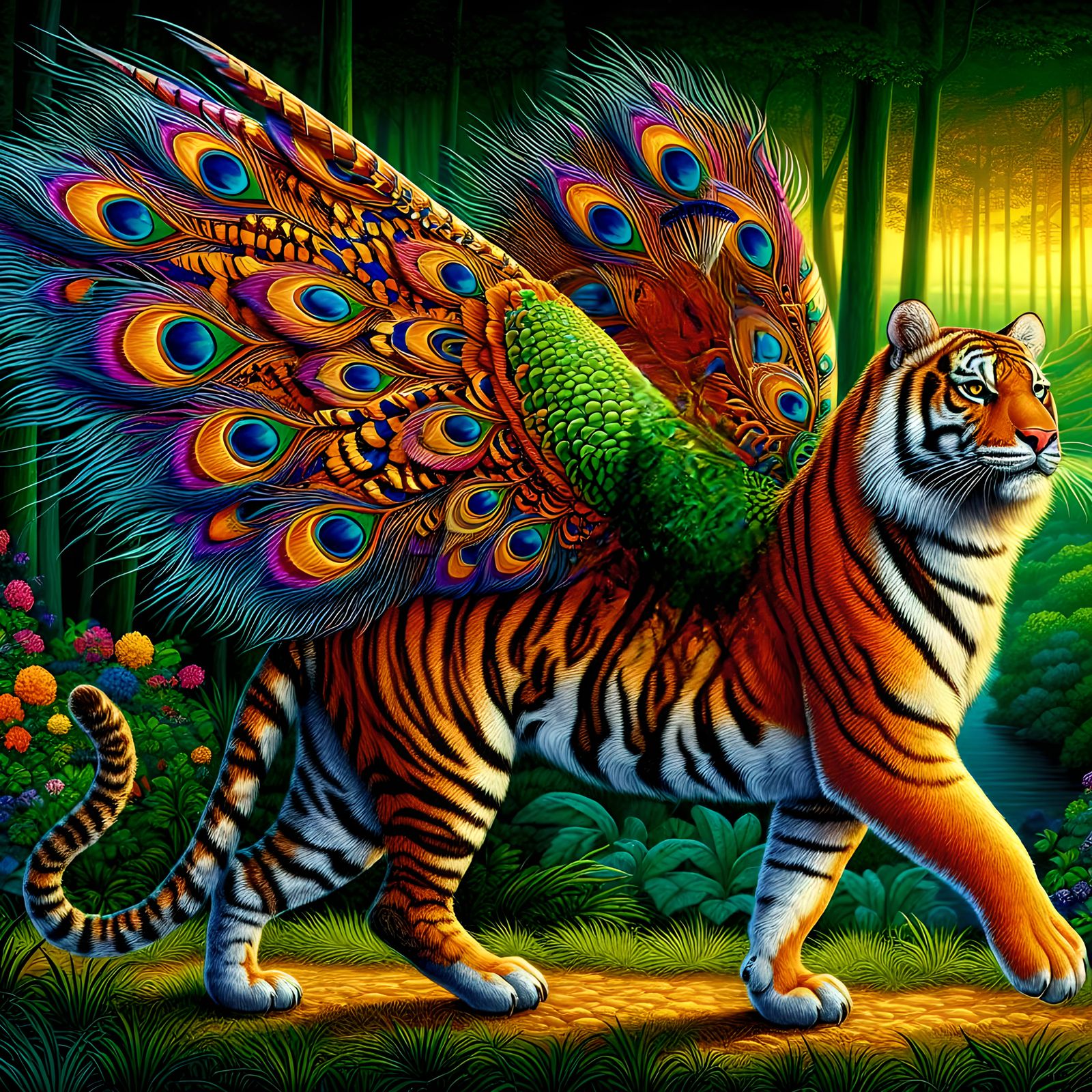 A Tigercock