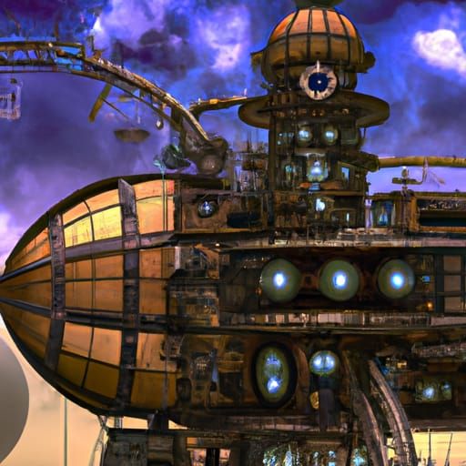 Steampunk space station
