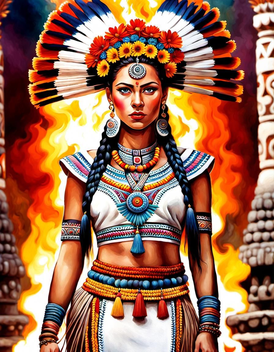 Aztec Princess #89 Coatlicue godess