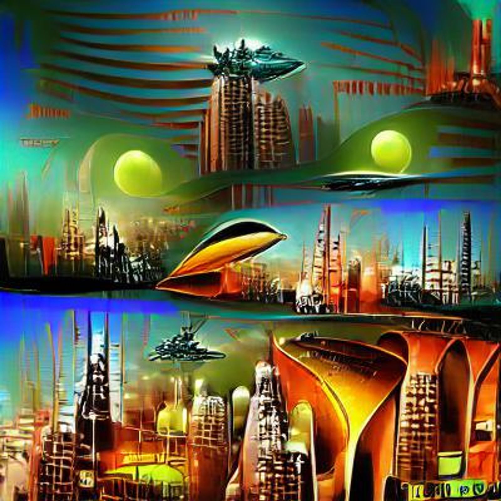 alien city wallpaper