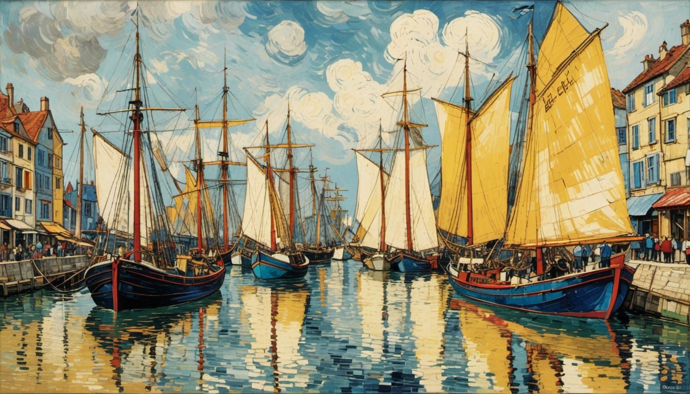 AI Generated Post-Impressionist Painting