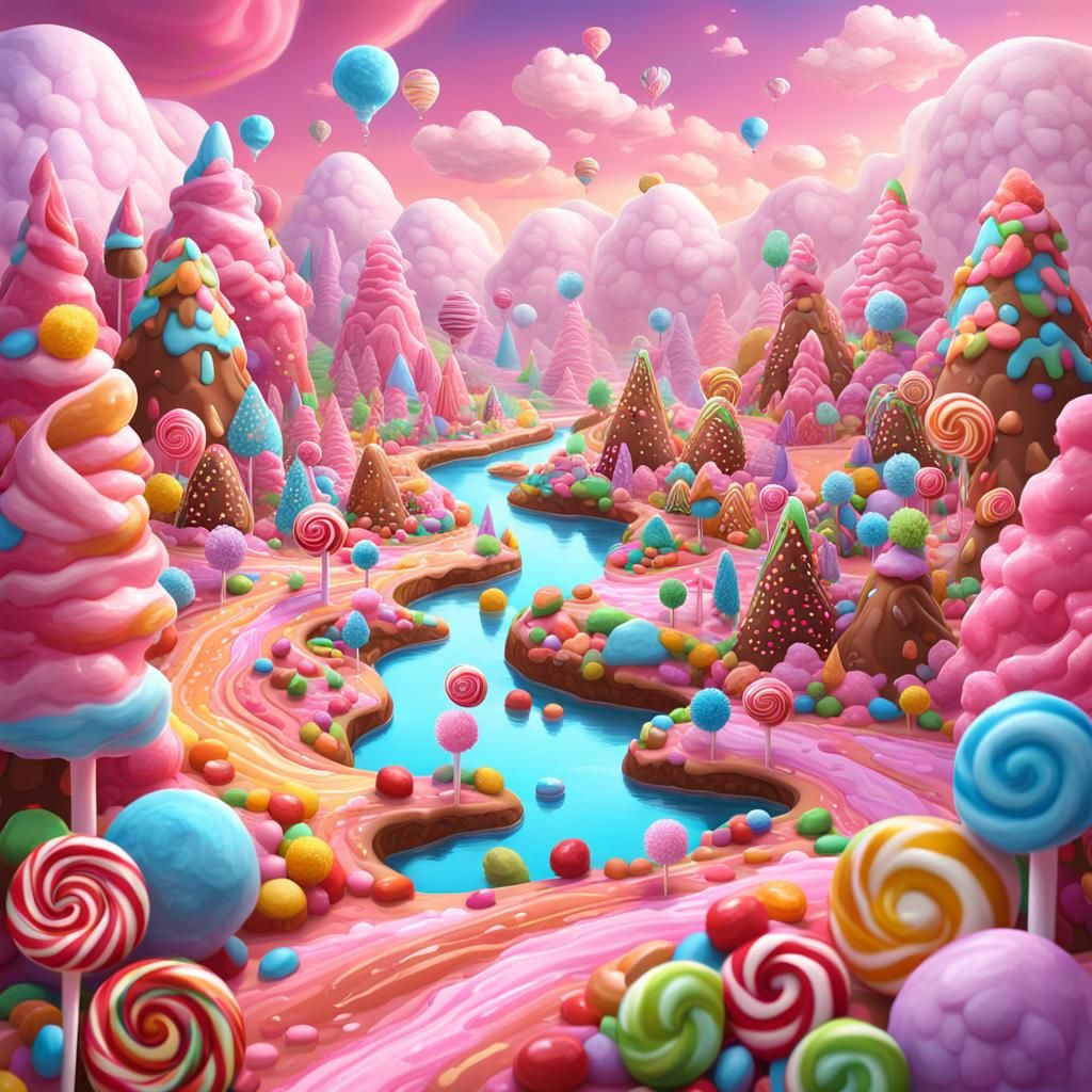 Candy Land  by @Milly Wonka