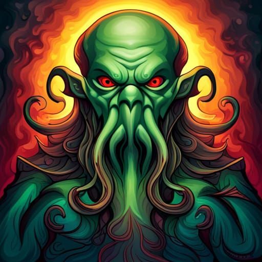 Cthulhu Inspired Art - AI Generated Artwork - NightCafe Creator