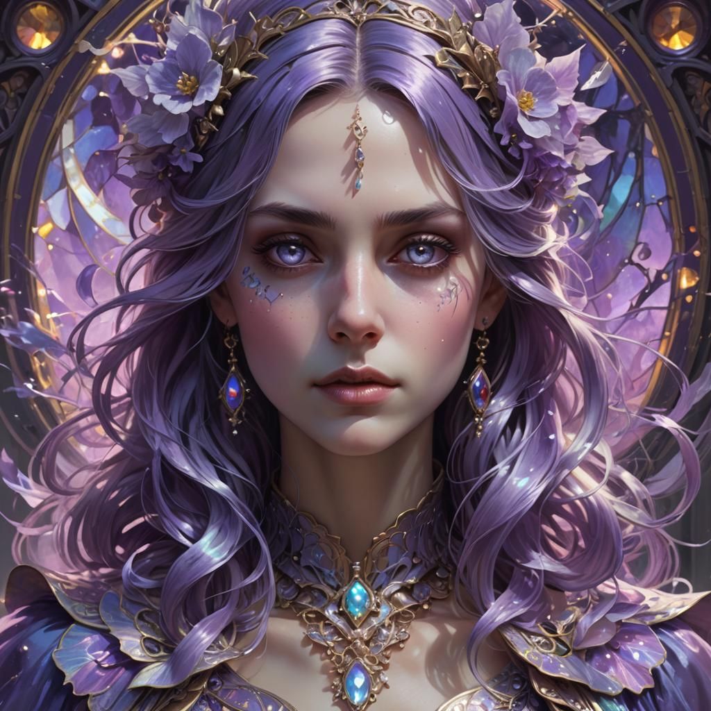 Lavender Corpse - AI Generated Artwork - NightCafe Creator