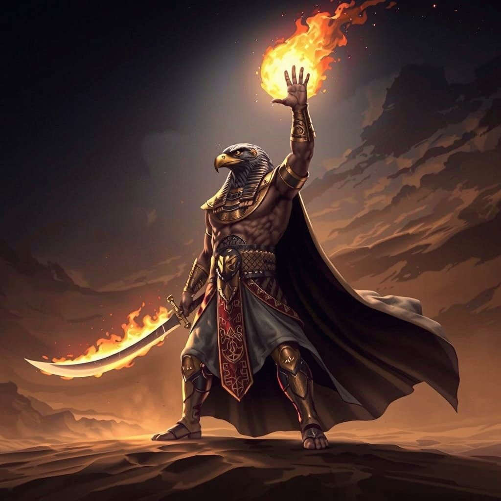 Horus ready to battle Set