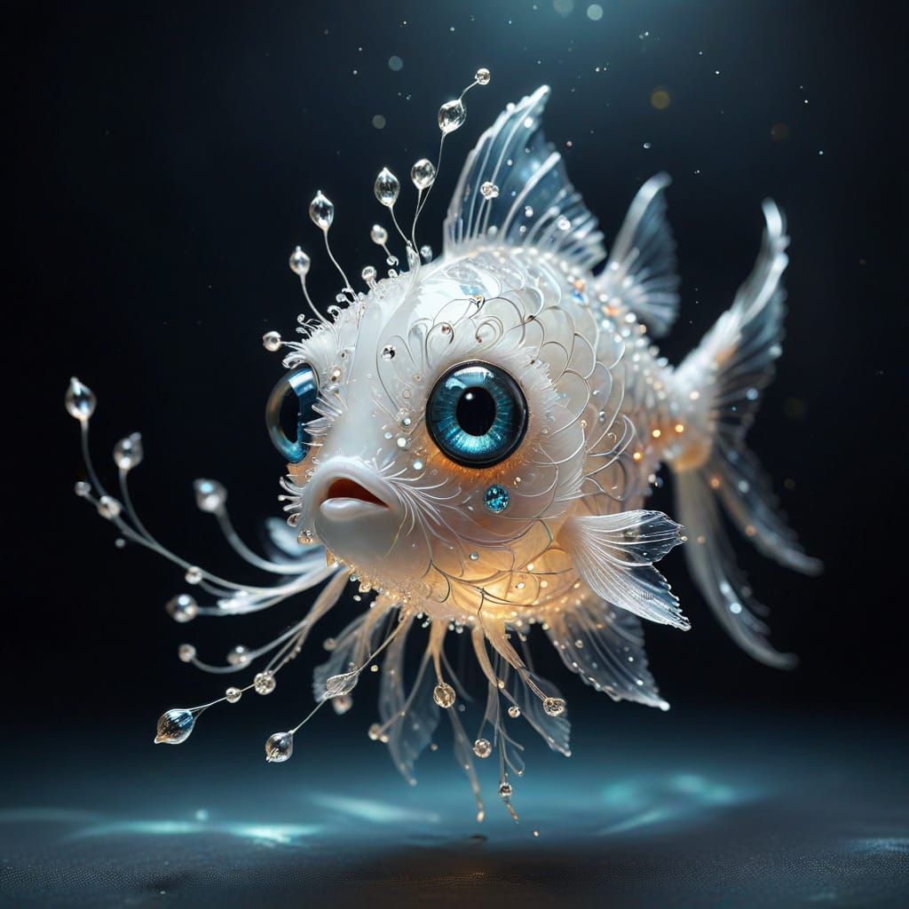 Glass fish  by @Hit moments