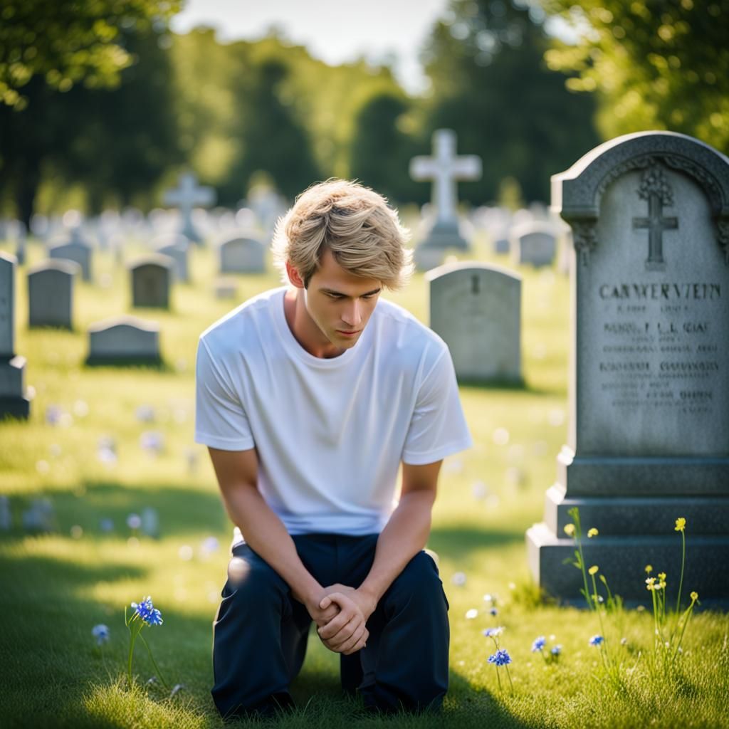 Grieving the loss of his wife