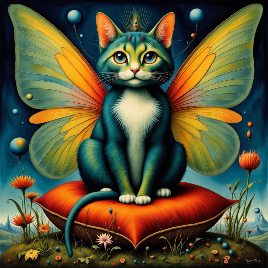 <lora:Fae 3:1.0> Cat