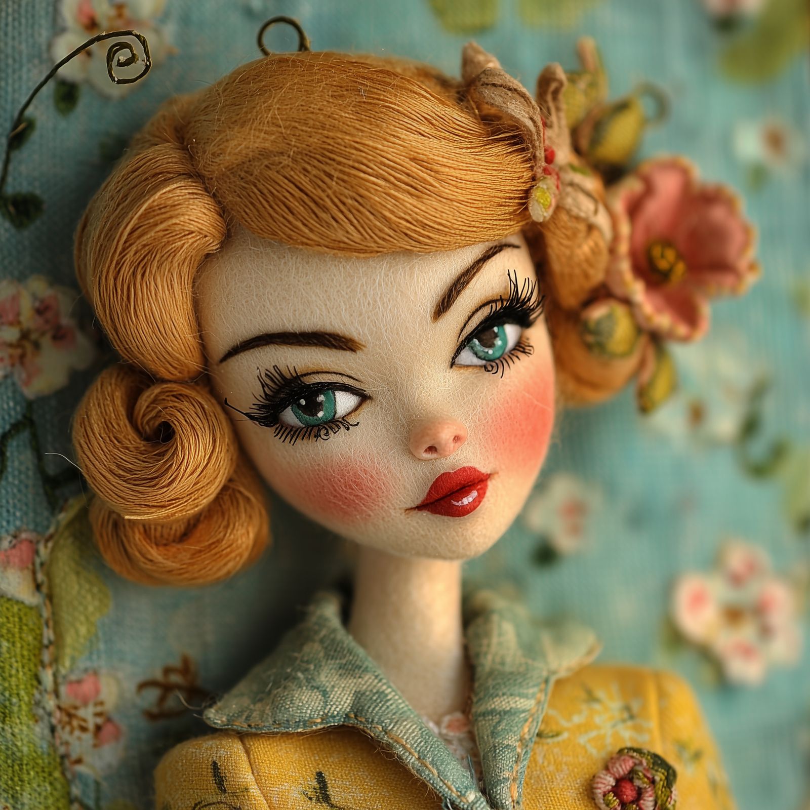 1950s Style Plushie Woman