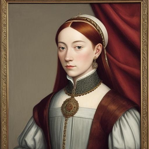 Tudor royalty portrait