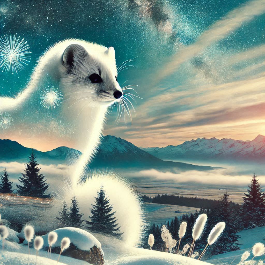 double exposure beautiful fantasy DALL-E 3 portrait landscap...