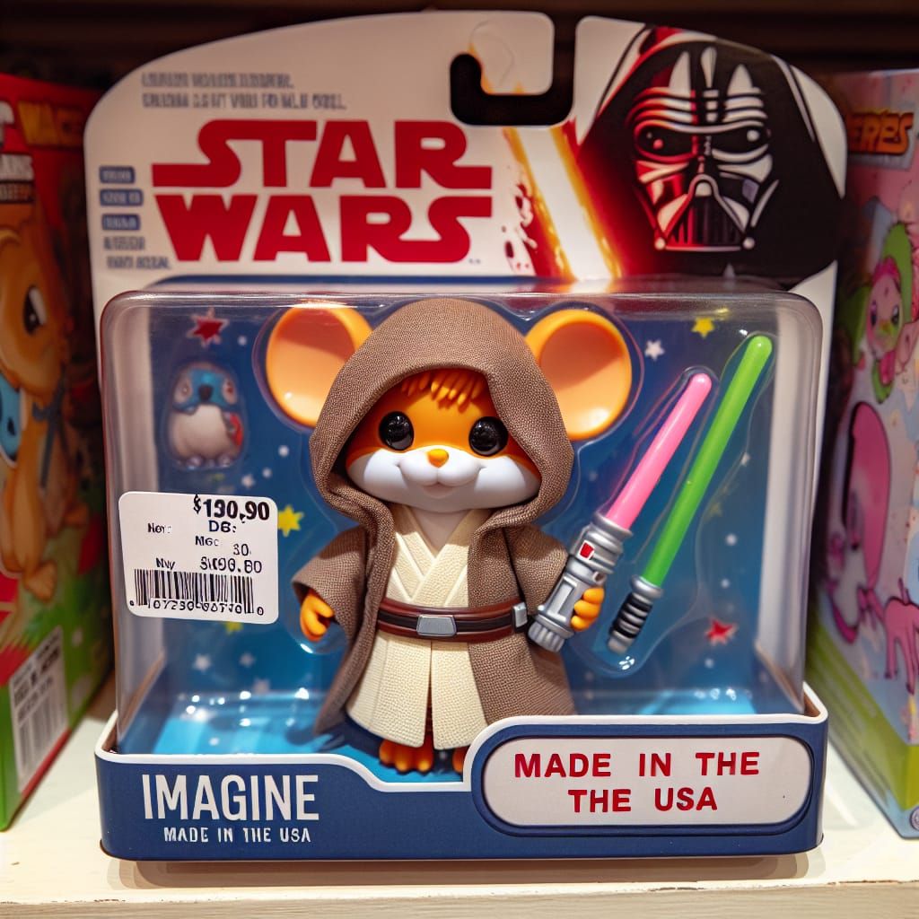 Mouse Jedi action figure  by @Dmitri