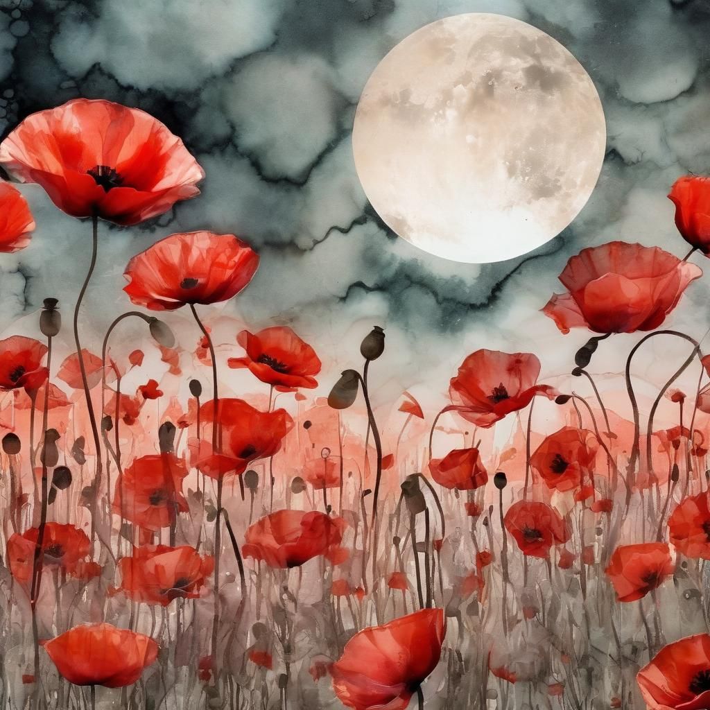 Poppies  by @AliceIsWonderful