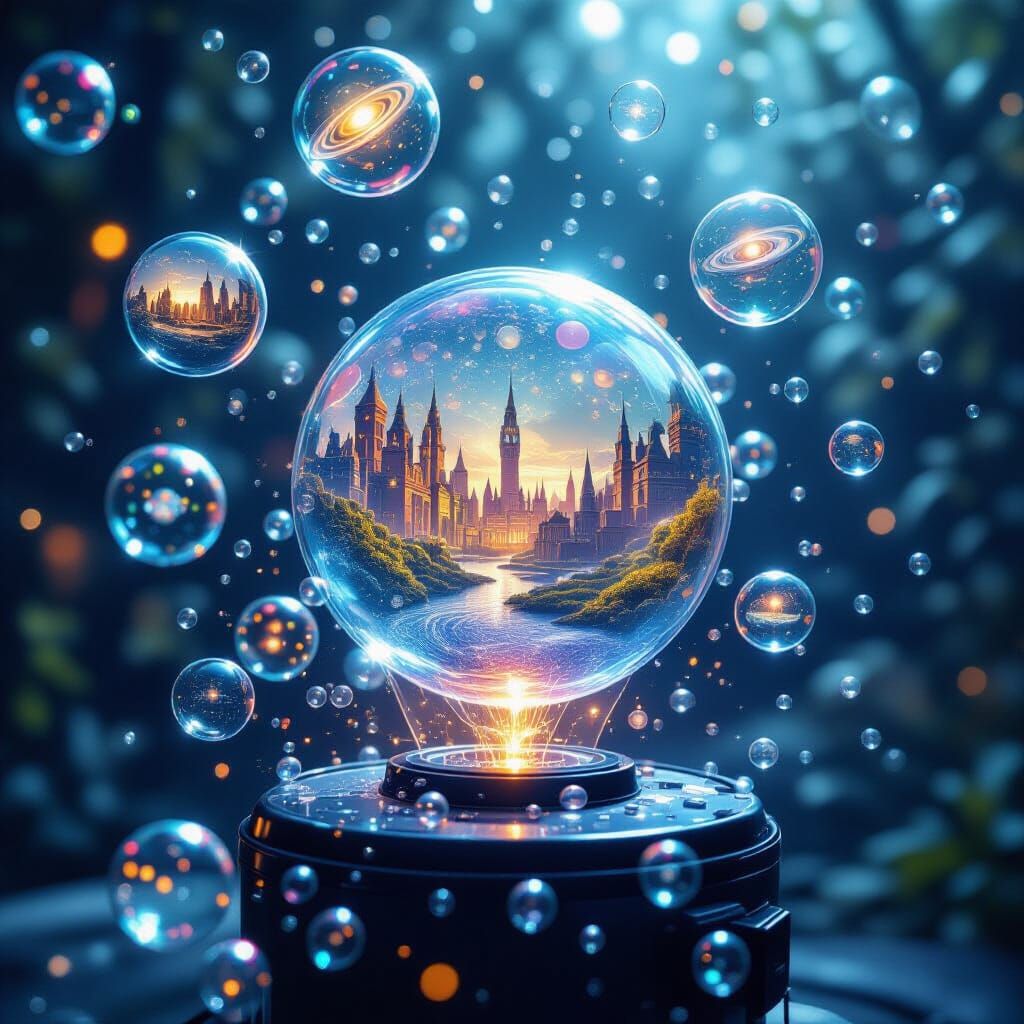 Bubbles to Other Worlds  by @Kari