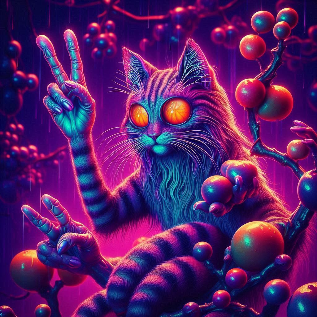 arm-fist cat coat conk