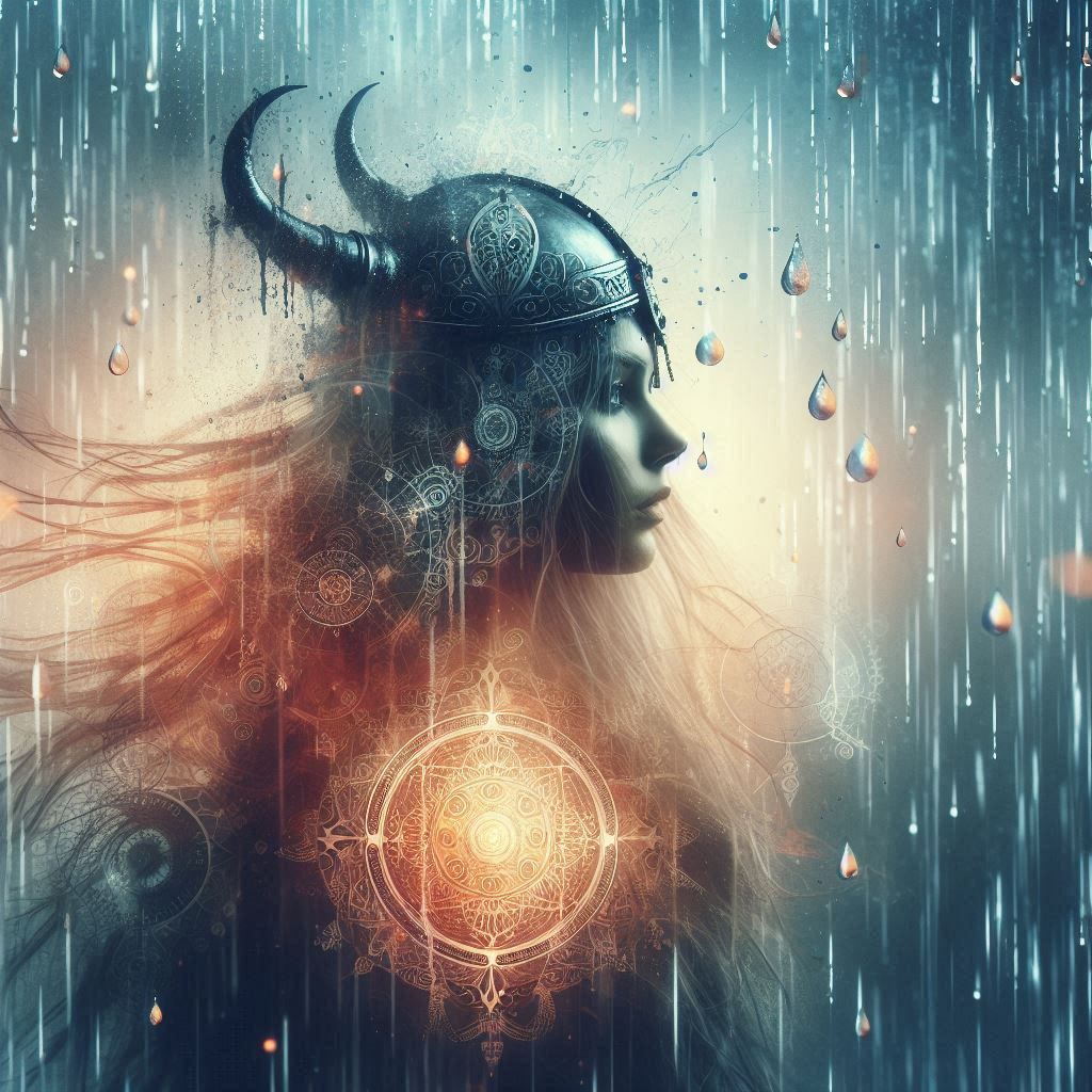 double exposure beautiful fantasy portrait landscape..