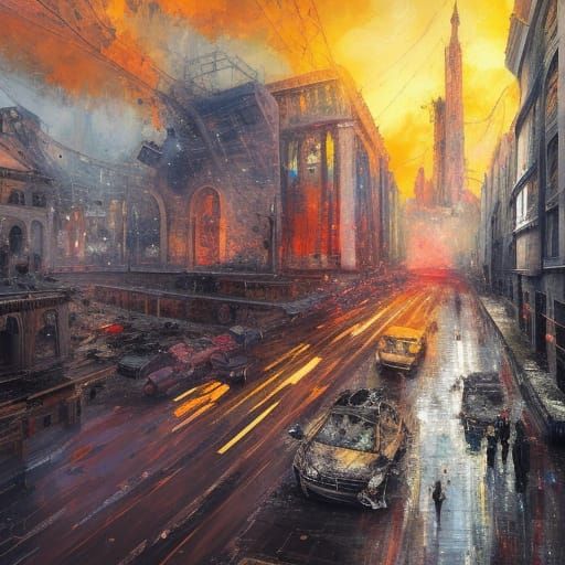 A city after humanity
