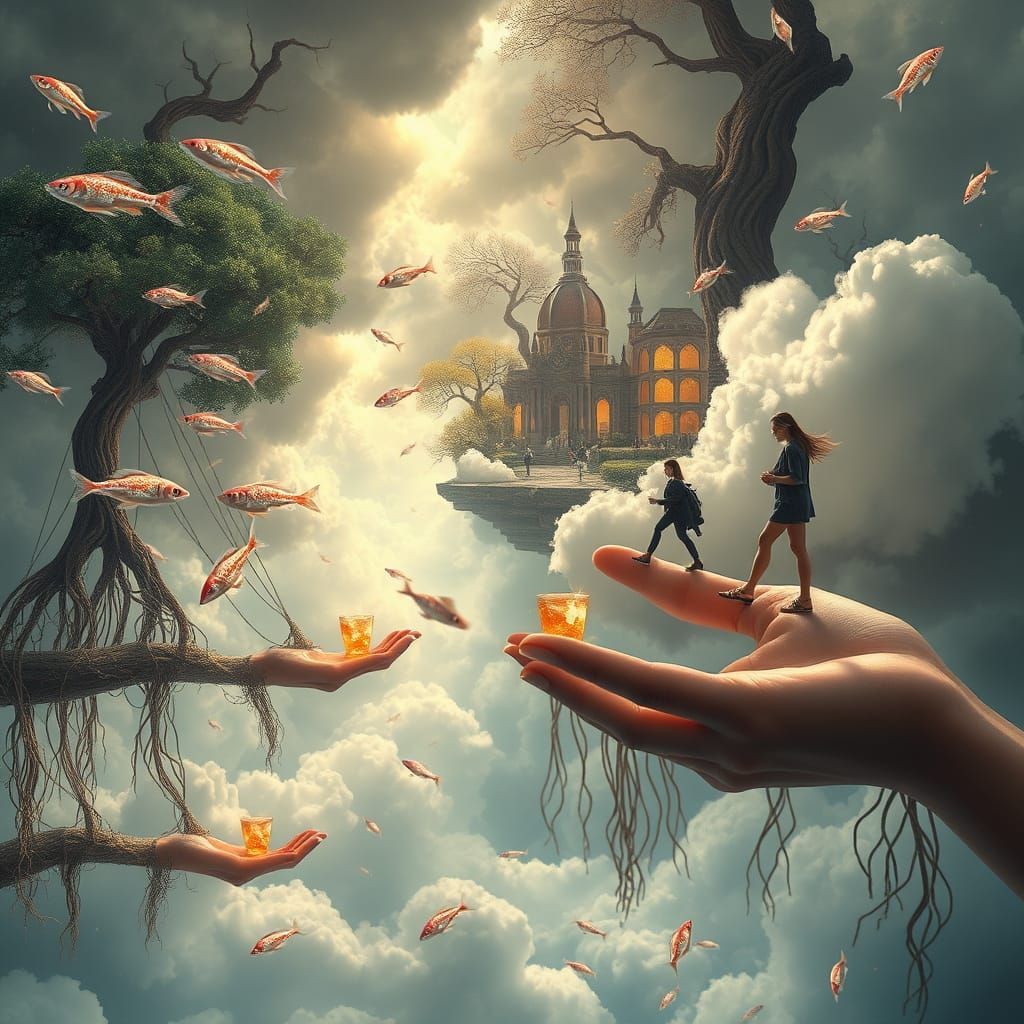 upside down city  by @Cass St