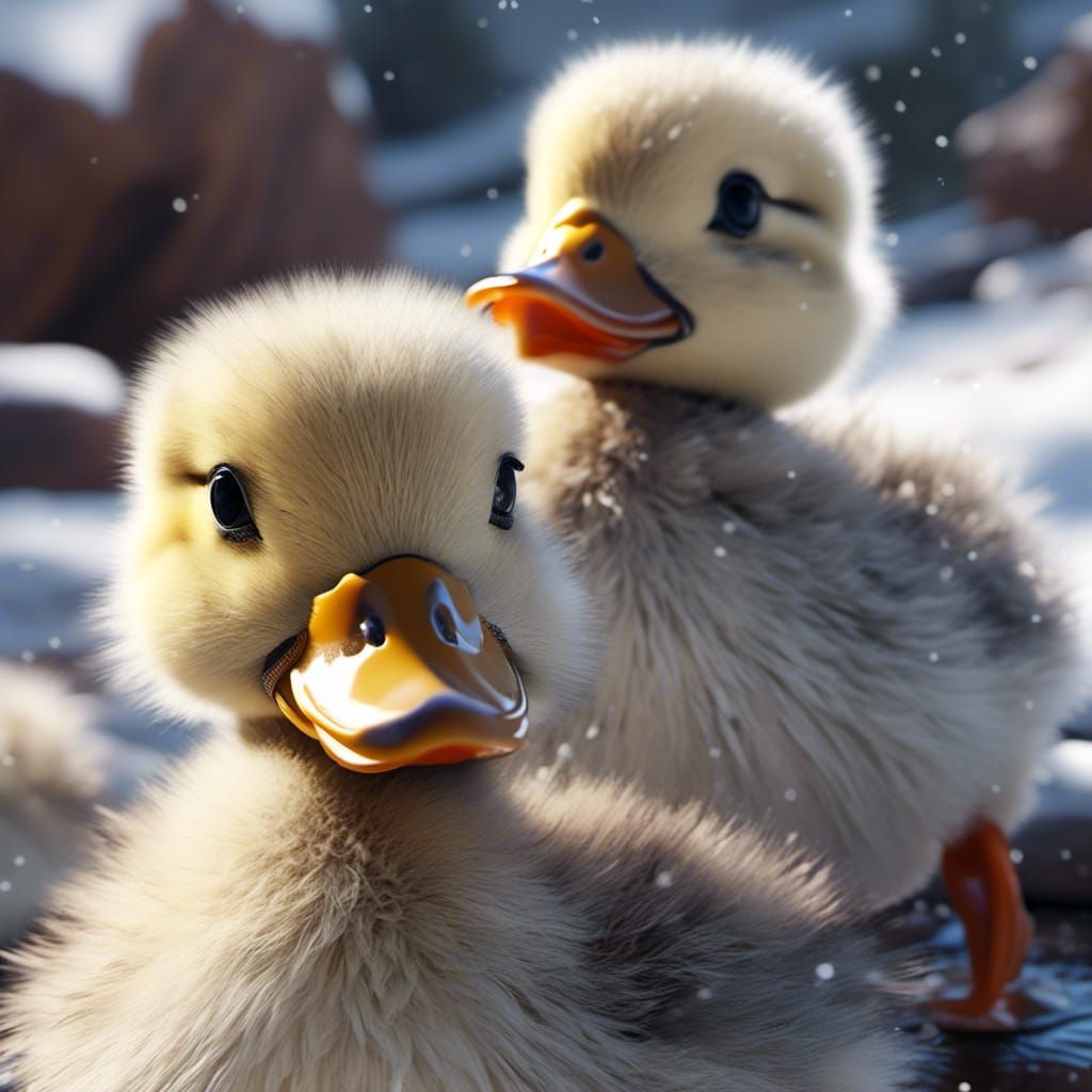 <lora:Realism clash:1.0> detailed portrait of a ruffed snowy textures hyper-realistic digital cinematic artwork mixed media, closeup of 2 b...