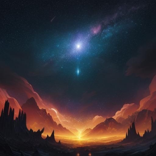 mythical warrior deathknight yellow lime masked stars starfield comet