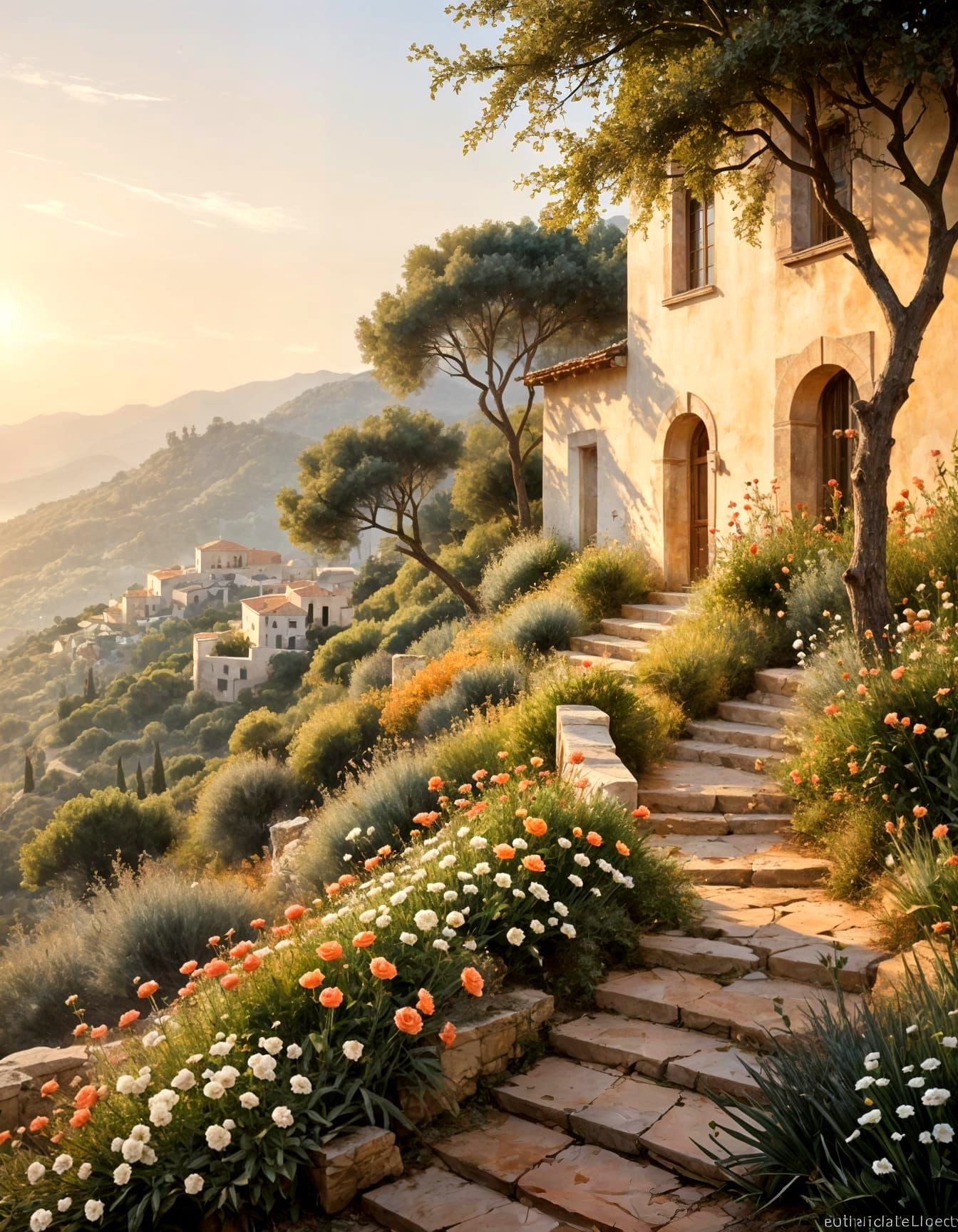 A Mediterranean hillside Village!  by @John P