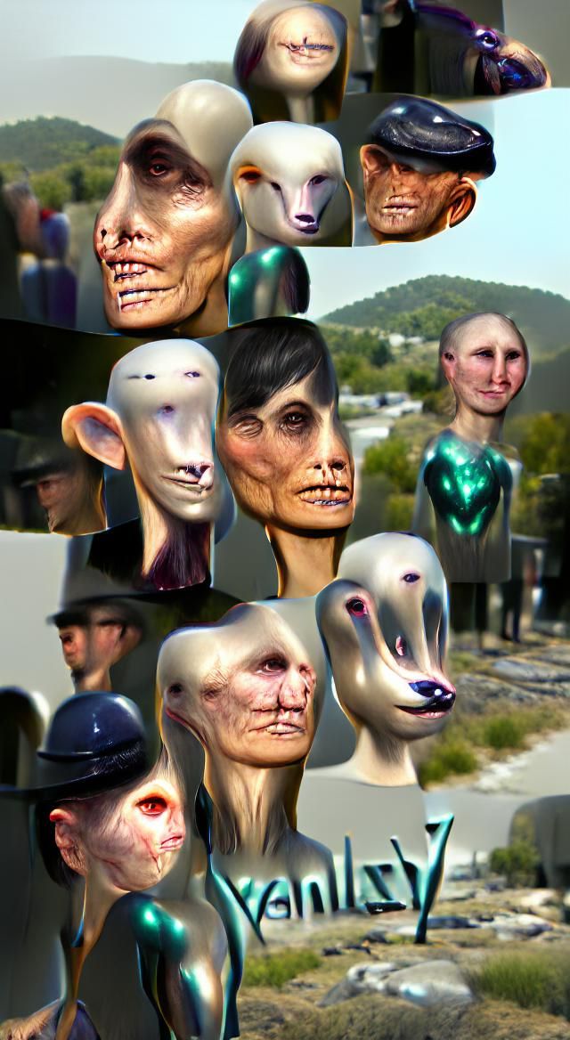 Denizens of the uncanny valley