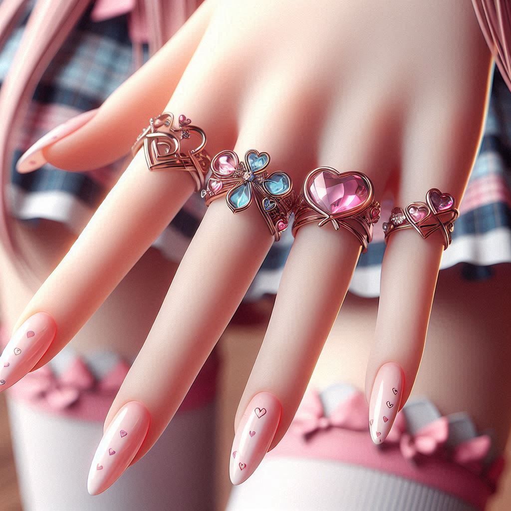 Heart rings