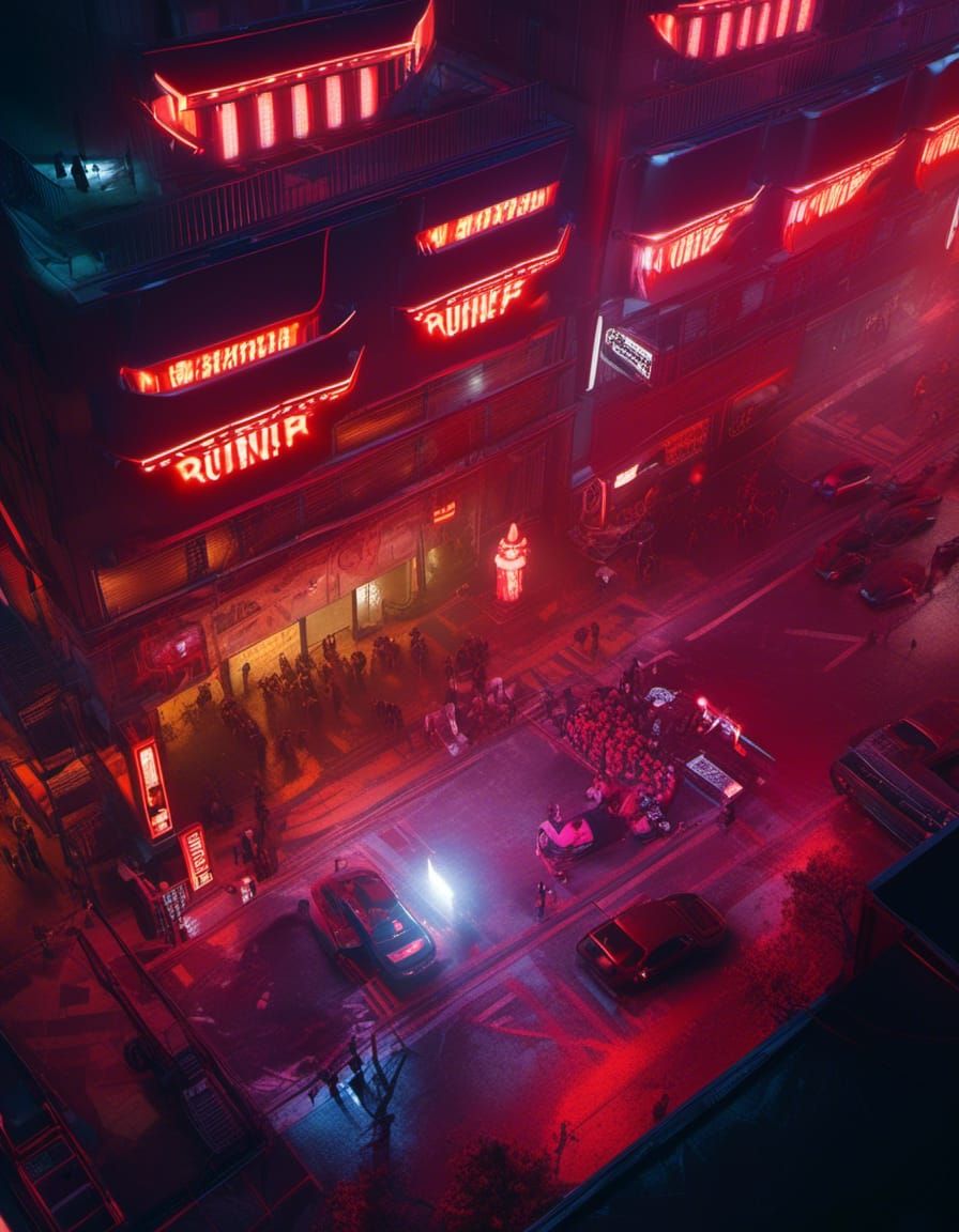 Cyberpunk Level Design - AI Generated Artwork - NightCafe Creator