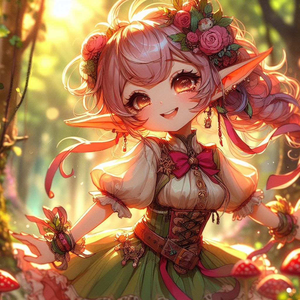 D3 Cute Fantasy Girl