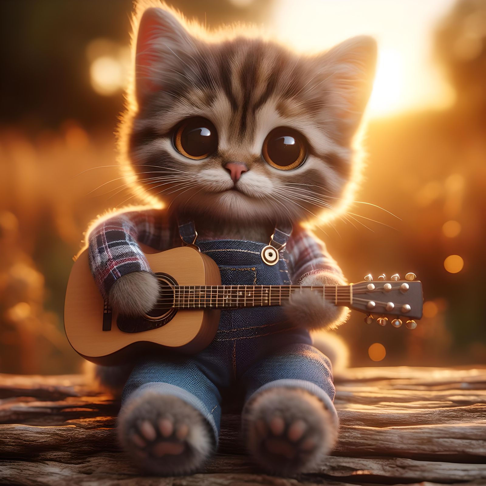 cat + guitar = catar 😊