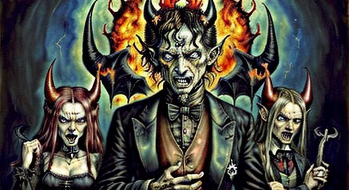(Sympathy Satan/Hell:1.4)/epic cosmic apocalyptic Stylized (...