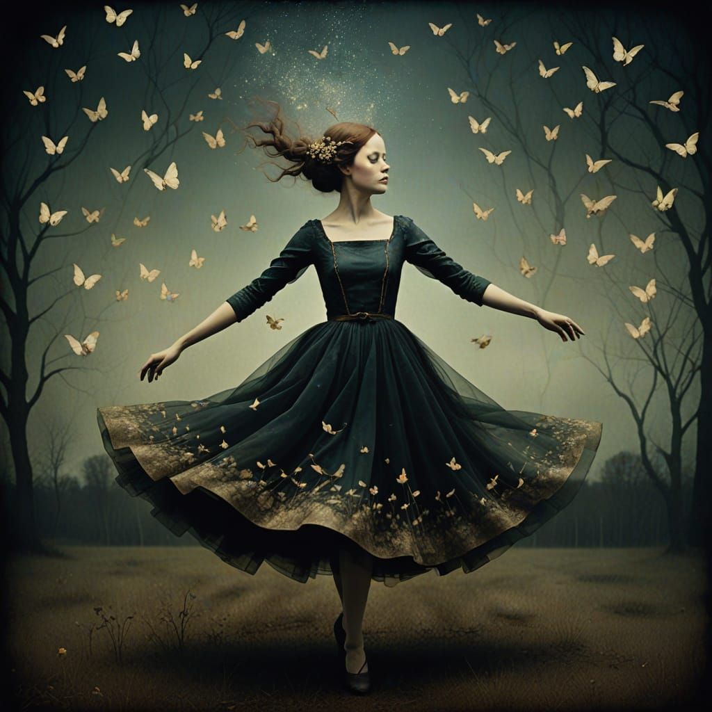 Dancing with butterflies 