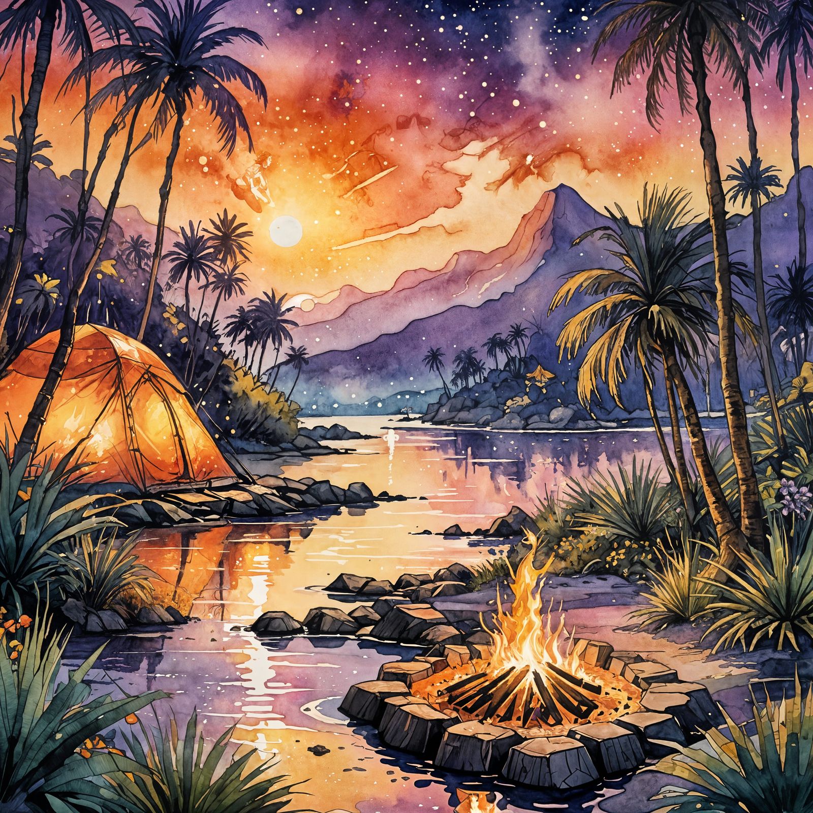 camping  by @Charlotti