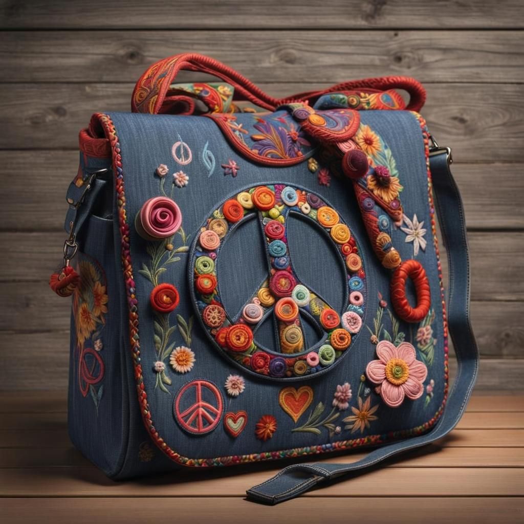 Sporty women's denim bag  by @Sky 