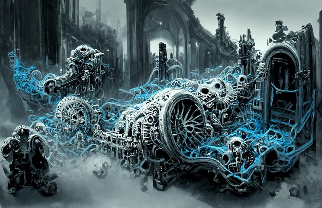 ghosts in the machine; mysterious spectral entities; technic...