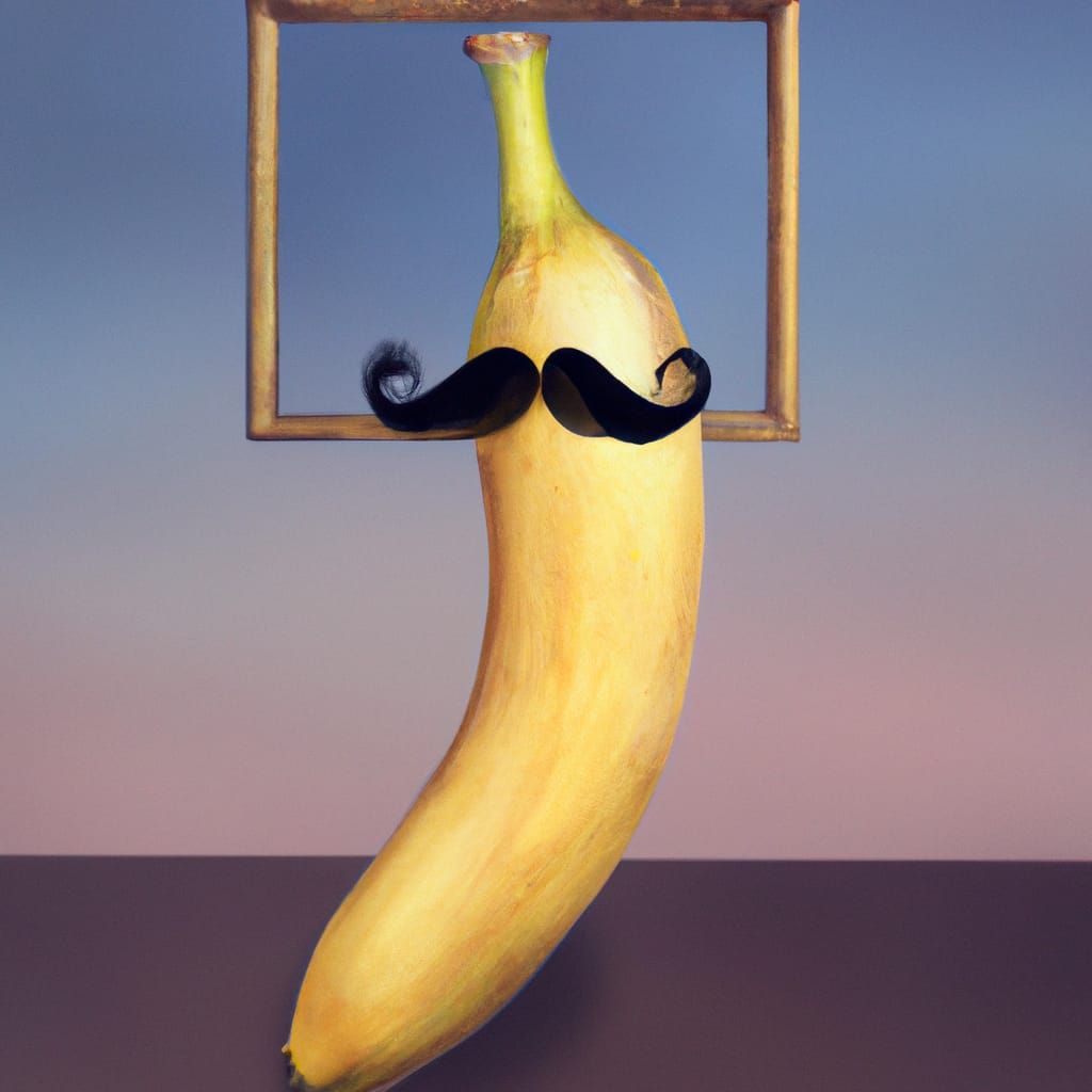 Banana portrait  by @Freeskull