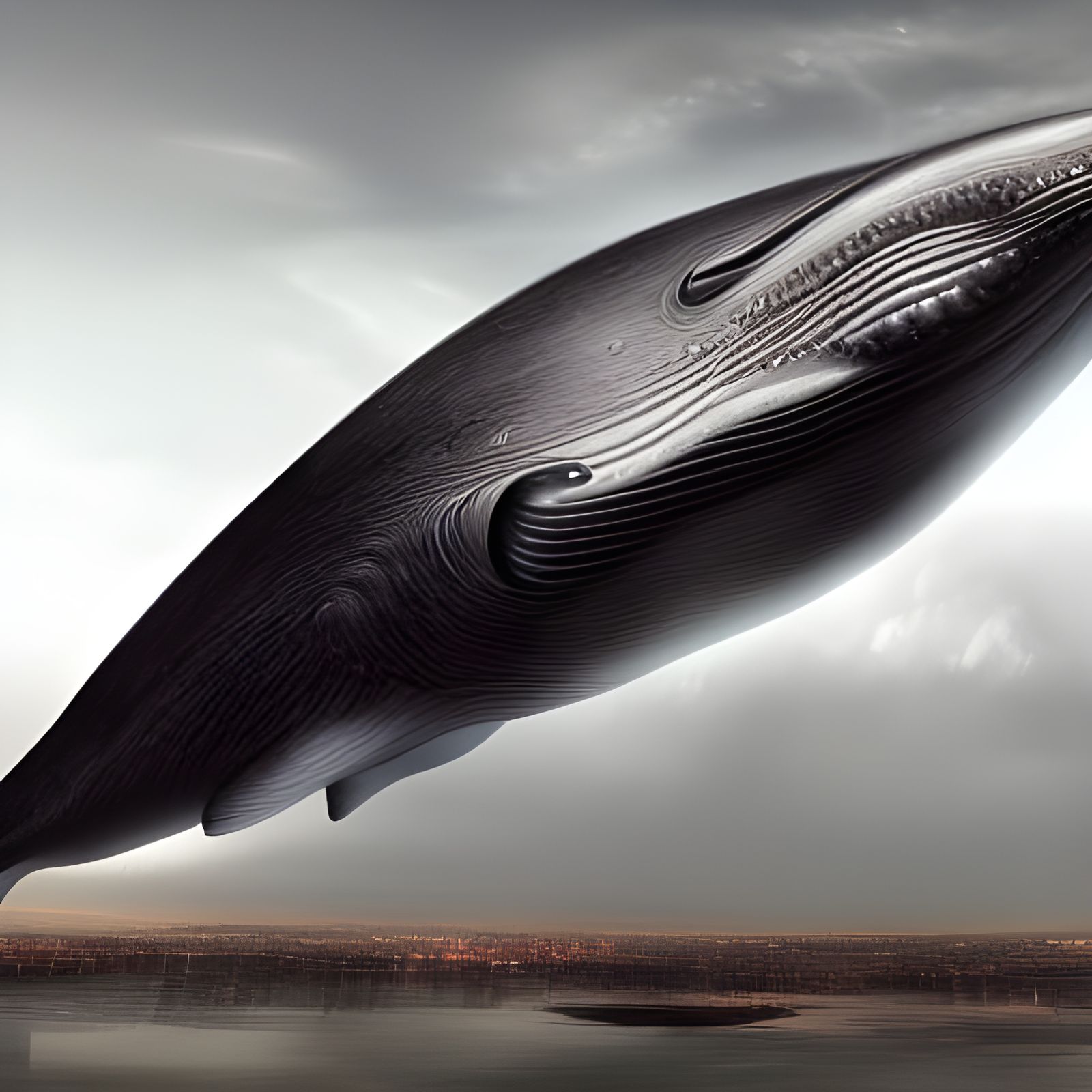 a zeppelin in the sky
