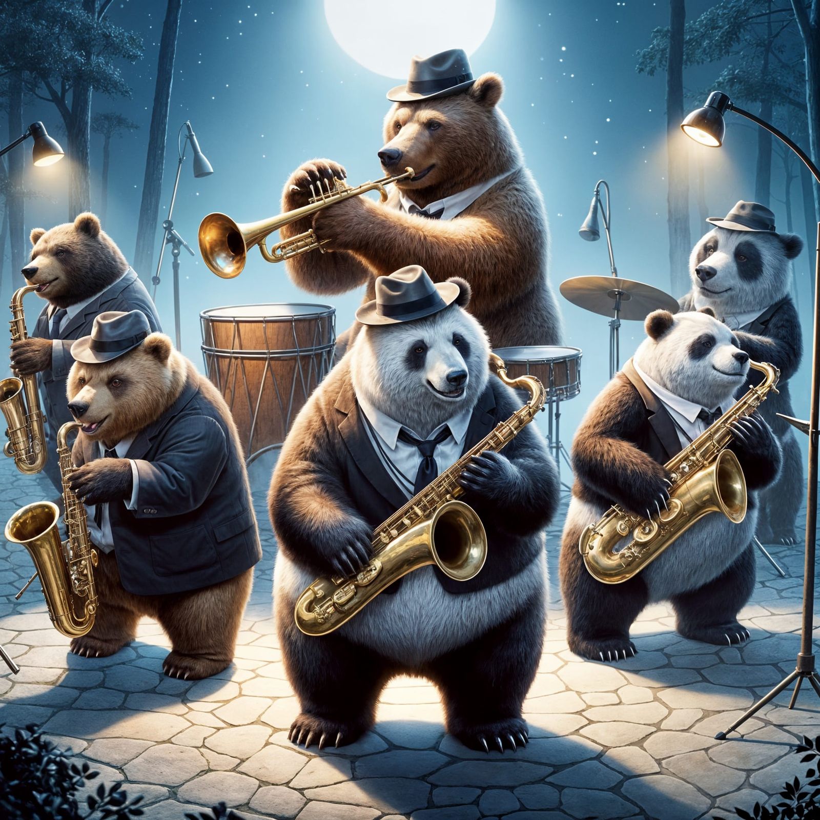 Beary Jazzy  by @Soynuts