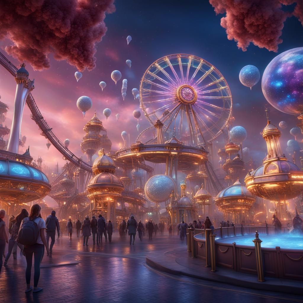 Galaxy Theme Park  by @Layla Ainsley