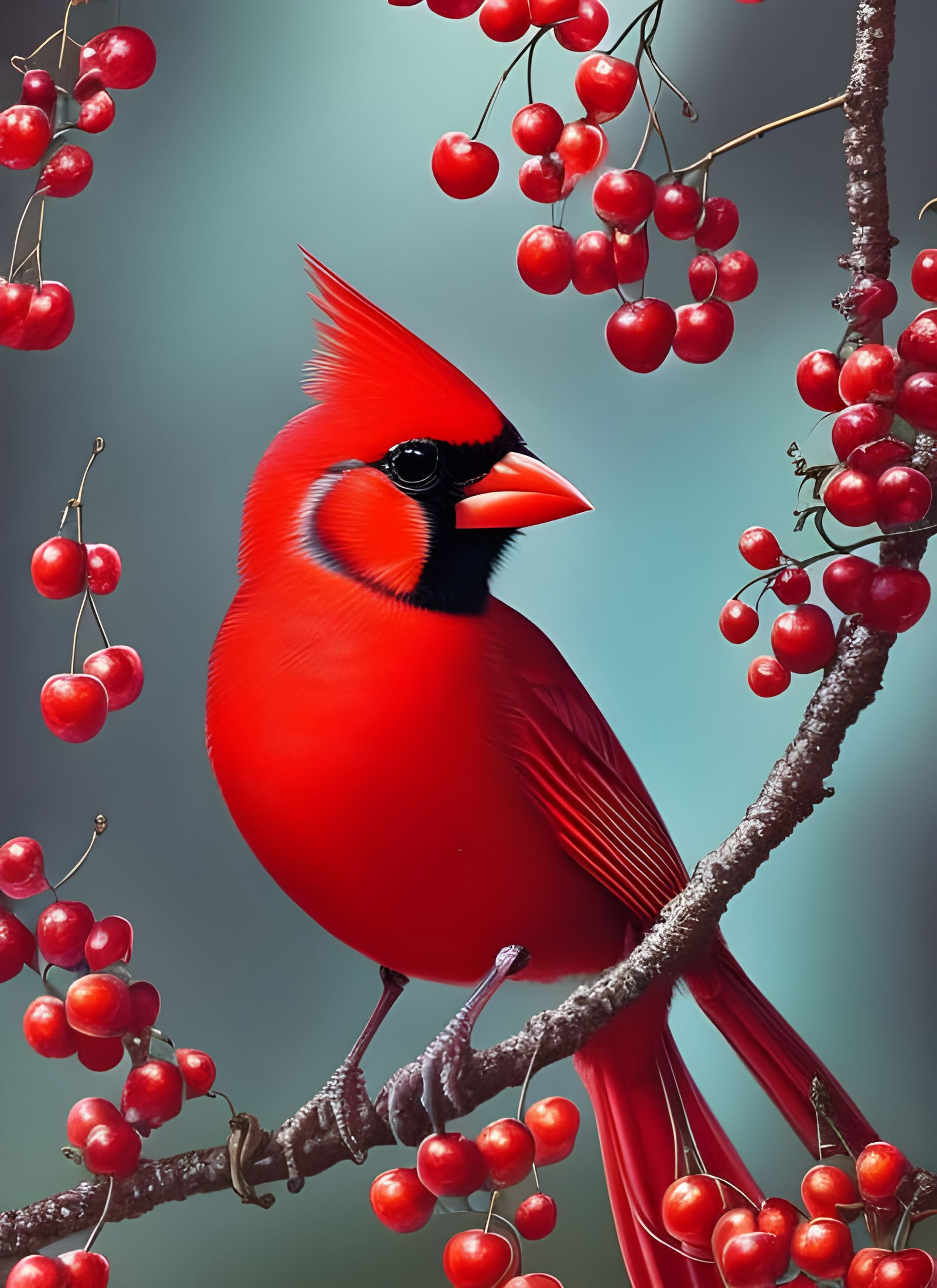 Cherry Cardinal  by @Tracie